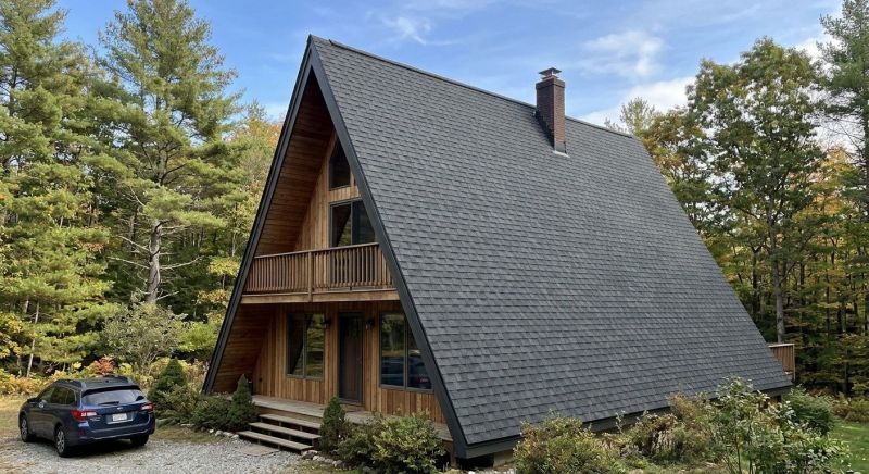 A Frame Roof Installation in Lawrenceburg, IN