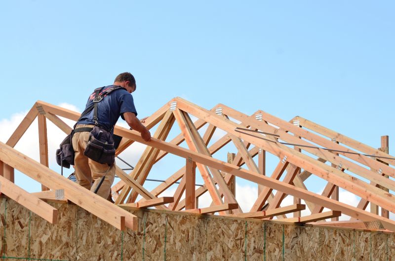 A Frame Roof Installation in Lawrenceburg, IN