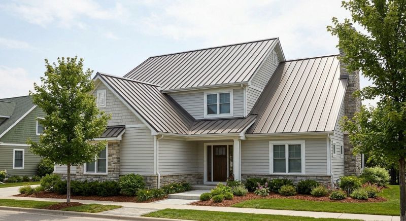 Aluminum Roof Replacement in Aurora, IN