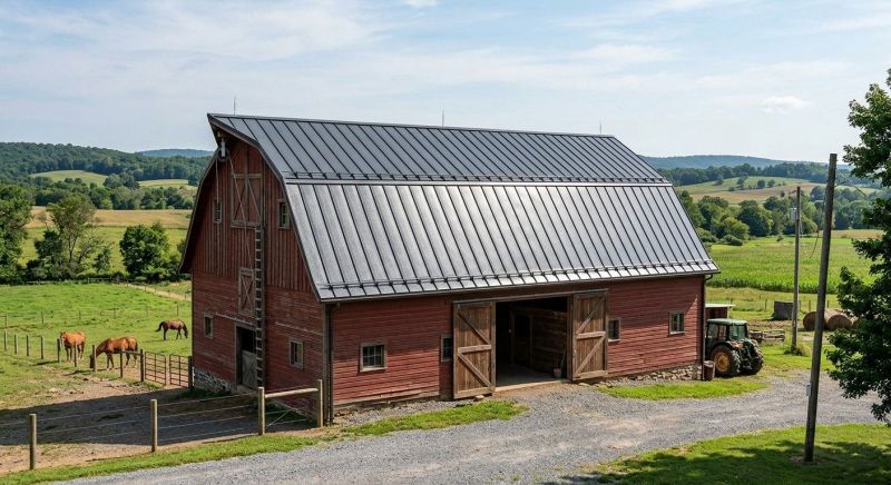 Barn Roof Replacement in Sunman, IN