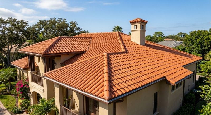 Barrel Tile Roof Installation in Lawrenceburg, IN