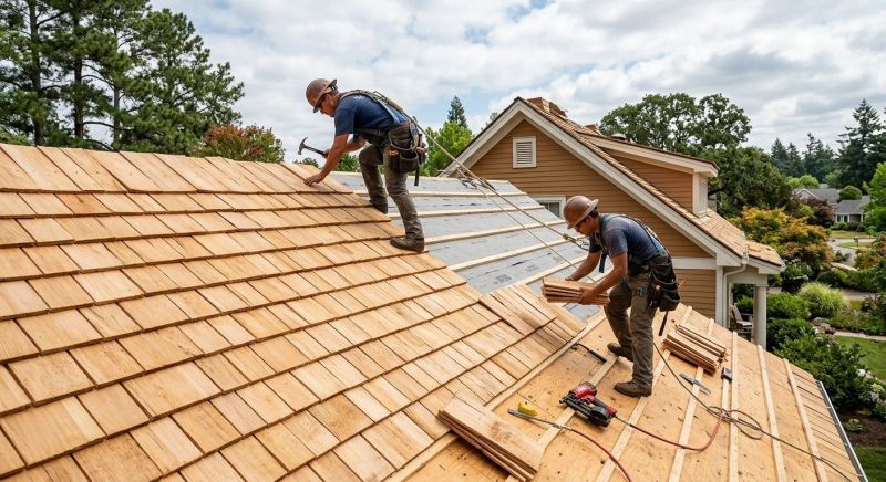 Cedar Roof Installation in Independence, KY