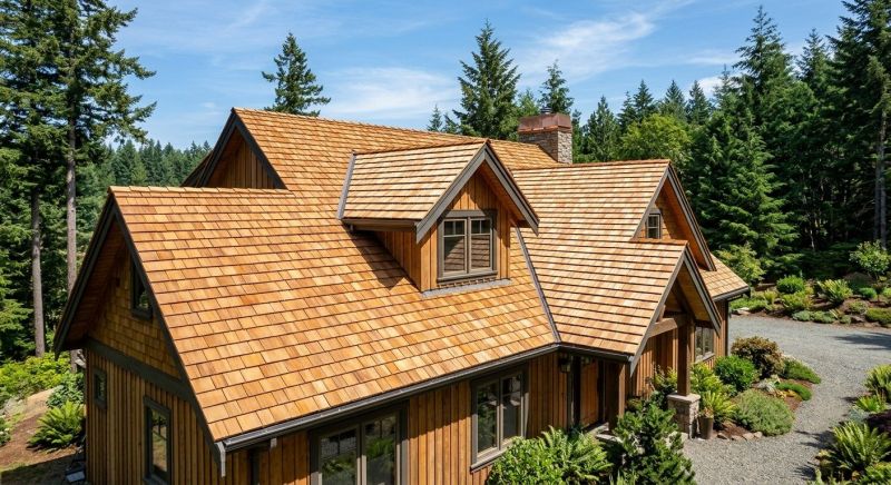 Cedar Roof Installation in Versailles, IN