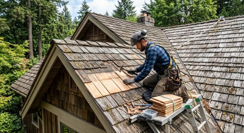 Cedar Shingles Repair in Cincinnati, OH