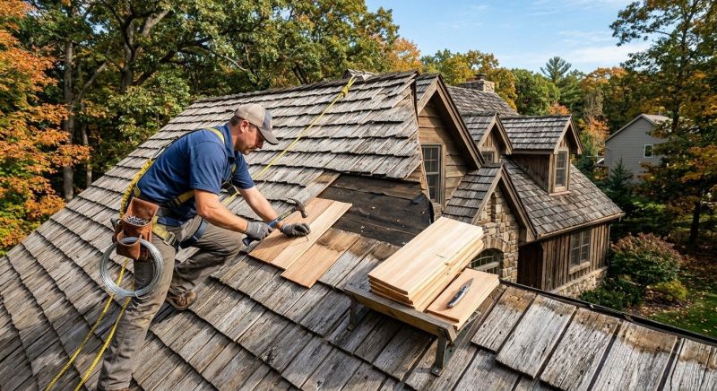 Cedar Shingles Repair in Cincinnati, OH