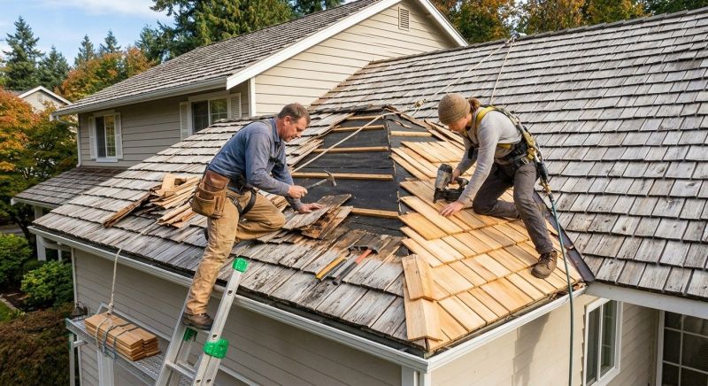 Cedar Shingles Repair in Harrison, OH
