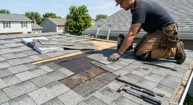 Composite Roof Repair in Lawrenceburg, IN