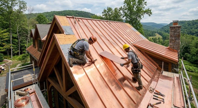Copper Roof Installation in Lawrenceburg, IN