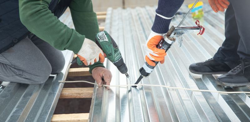 Corrugated Roof Repair in Rising Sun, IN