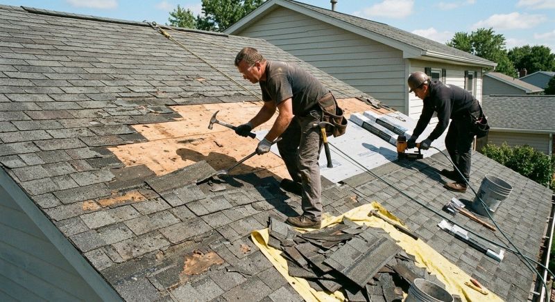 Damaged Roof Repair in Newport, KY