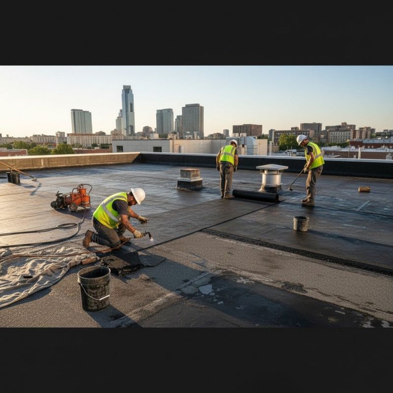 Flat Roof Repair in Aurora, IN