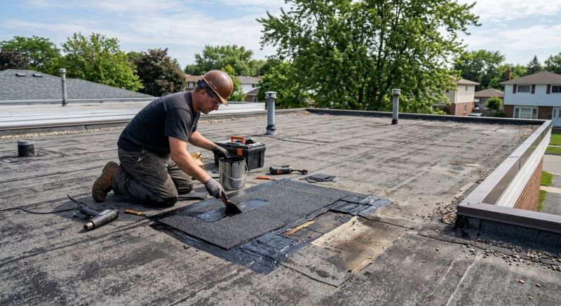 Flat Roof Repair in Fairfield, OH