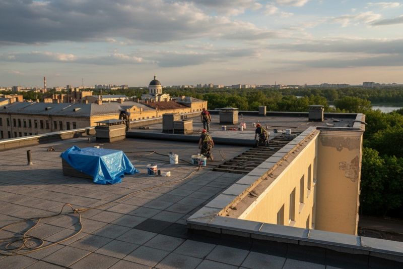 Flat Roof Replacement in Brookville, IN