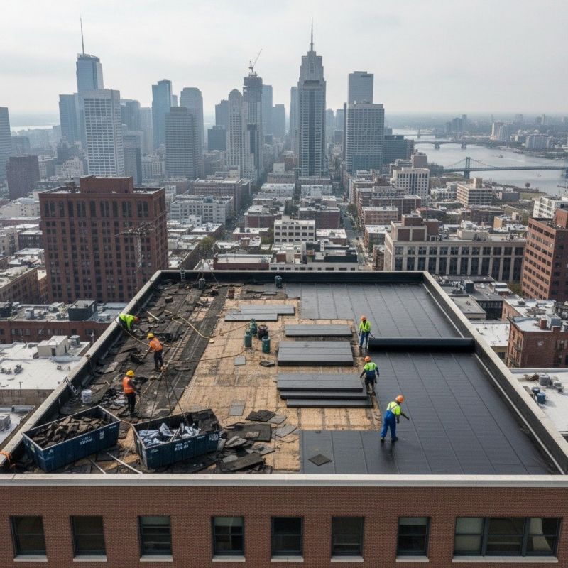 Flat Roof Replacement in Burlington, KY