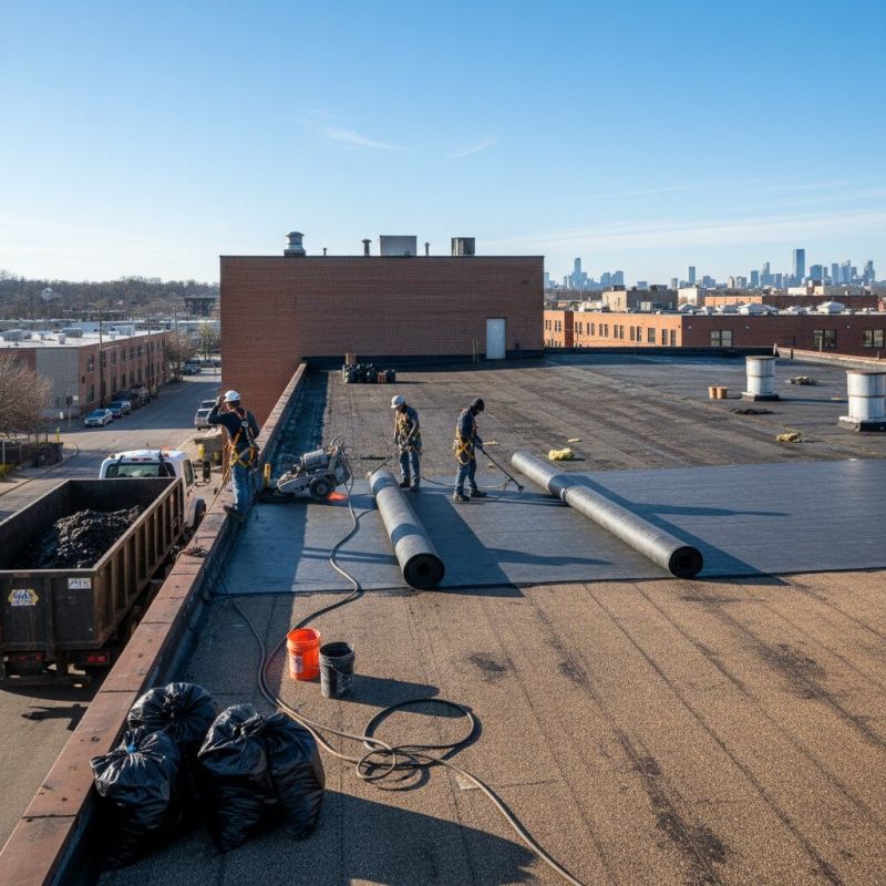 Flat Roof Replacement in Ft Mitchell, KY