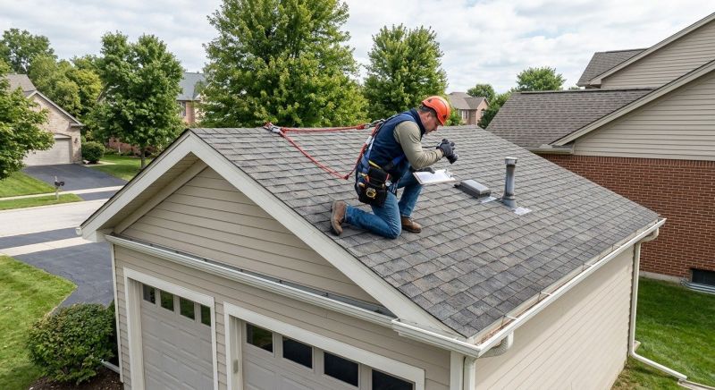 Garage Roof Inspection in Lawrenceburg, IN