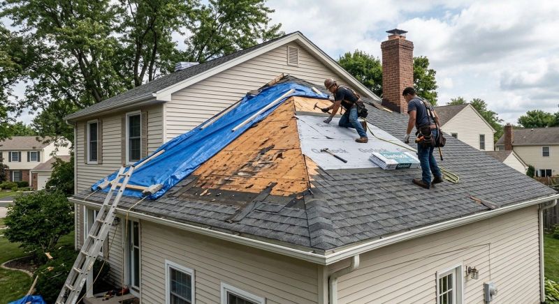 Hail Damage Roof Repair in Oxford, OH