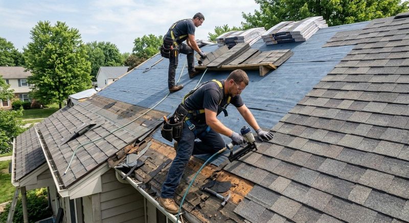 Hip Roof Shingle Replacement in Lawrenceburg, IN