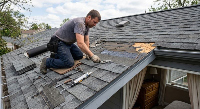 House Roof Repair in Versailles, IN