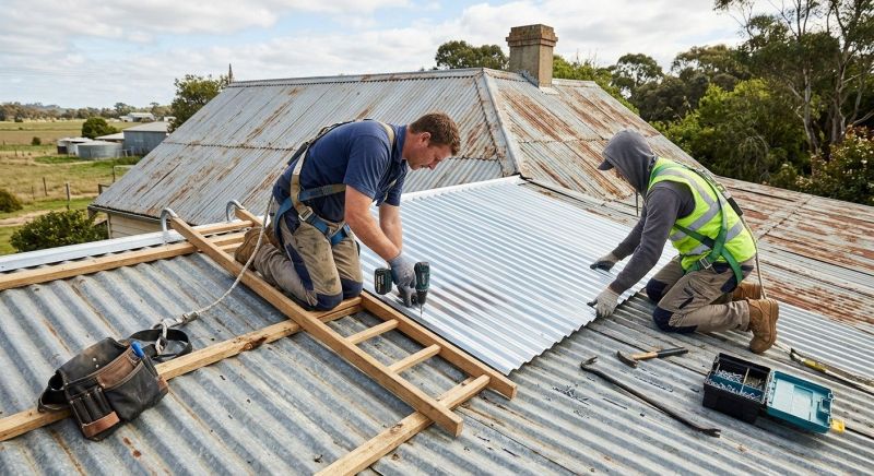 Metal Roof Flashing Repair in Lawrenceburg, IN