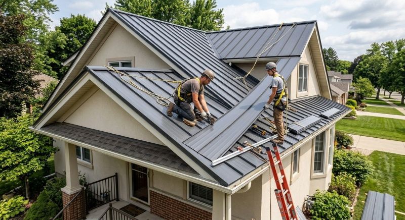 Metal Roof Installation in Guilford, IN