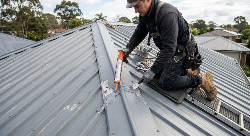 Metal Roof Repair in Rising Sun, IN
