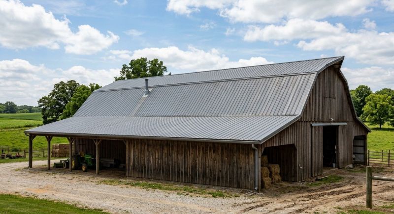 Pole Barn Roof Repair in Rising Sun, IN