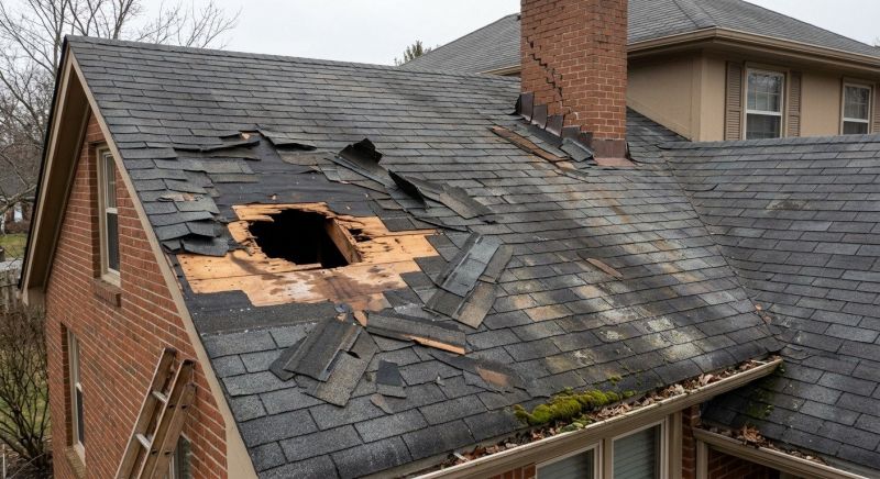 Roof Damage Restoration in Lawrenceburg, IN