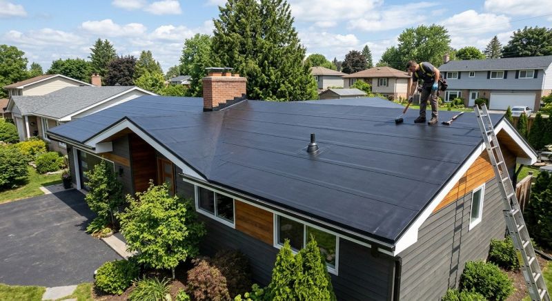 Rubber Roof Installation in Lawrenceburg, IN