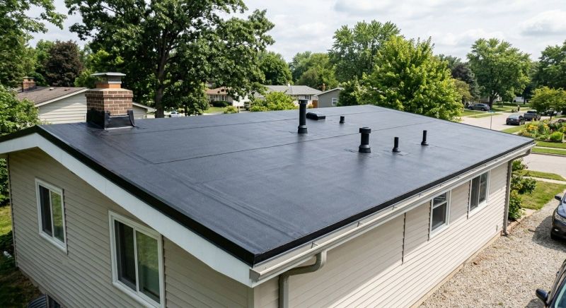 Rubber Roof Installation in Lawrenceburg, IN