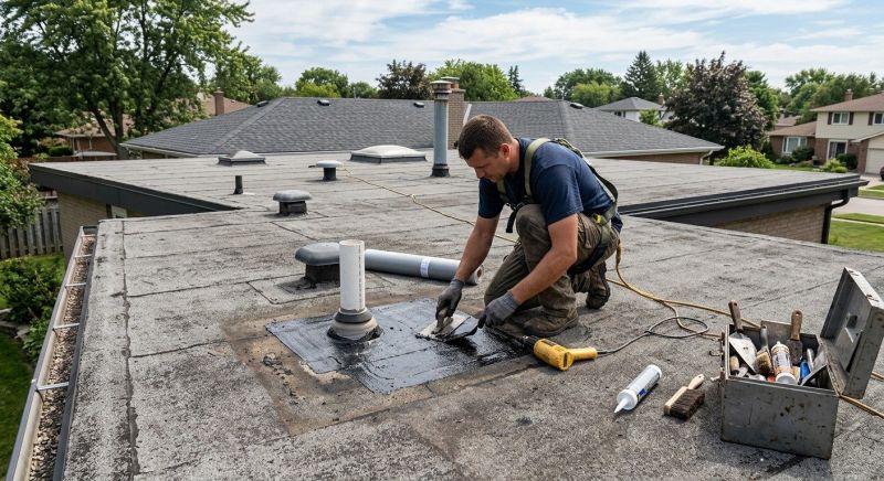 Rubber Roof Repair in Ripley County, IN