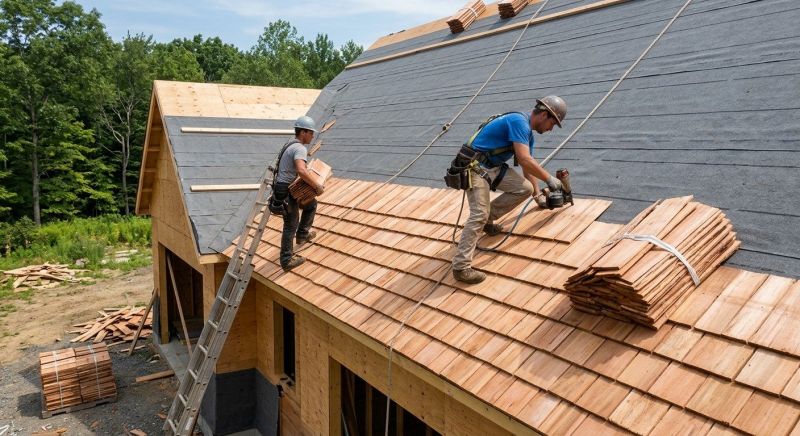 Shake Roof Replacement in Lawrenceburg, IN