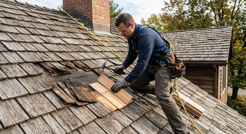 Shake Shingle Repair in Harrison, OH