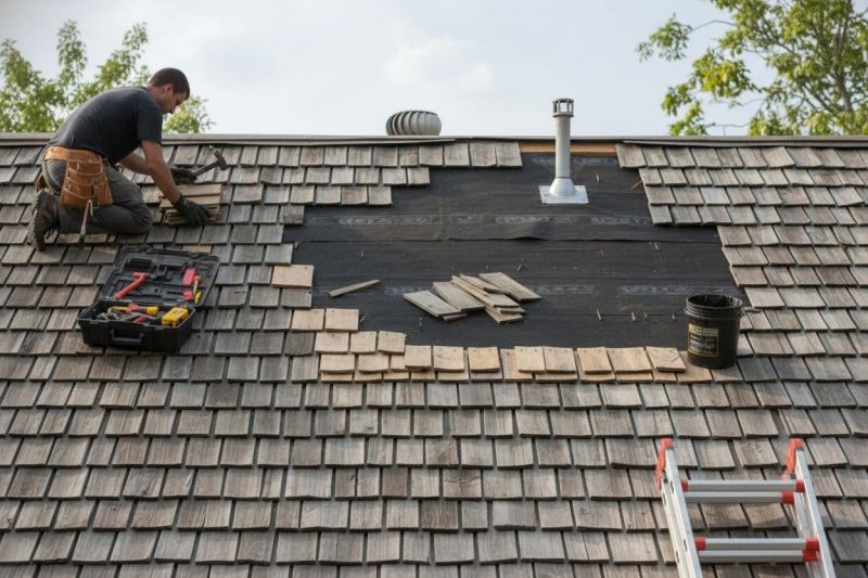 Shake Shingle Repair in Sunman, IN