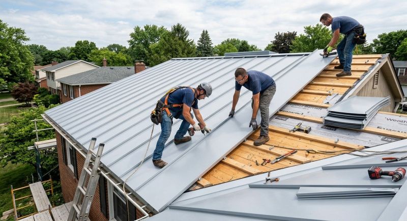 Sheet Roofing Installation in Batesville, IN
