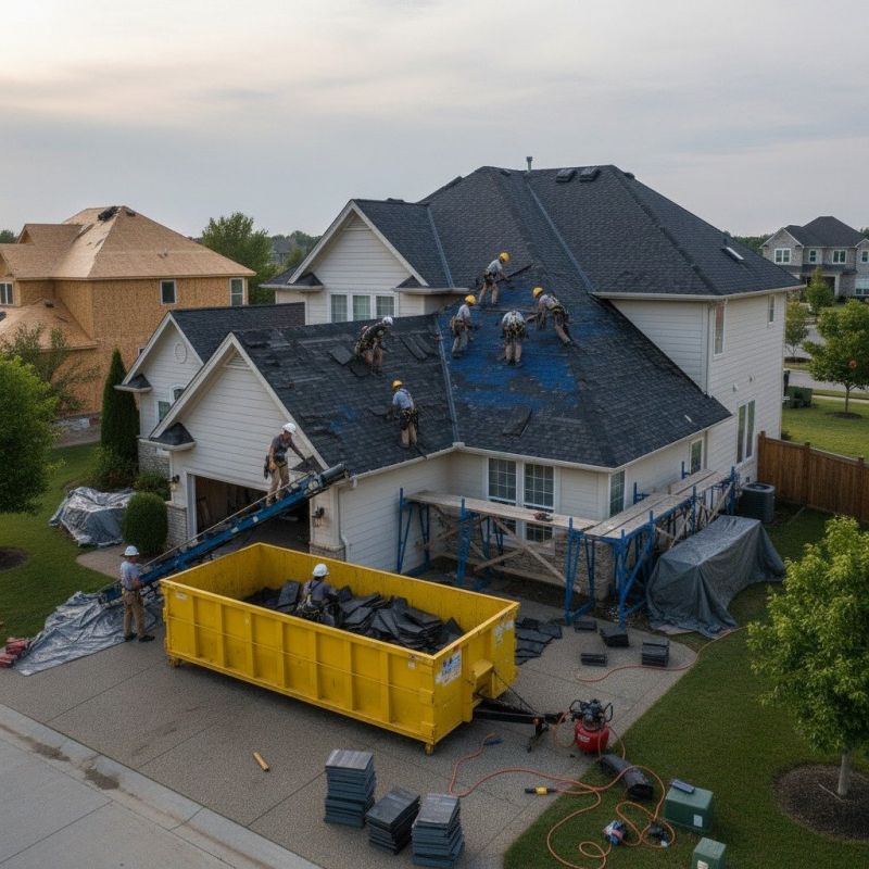 Shingle Roof Replacement in Rising Sun, IN
