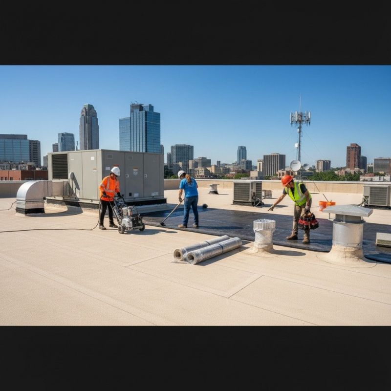 Single Ply Roof Repair in Rising Sun, IN