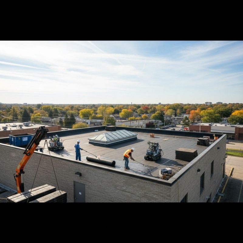 Single Ply Roof Replacement in Oxford, OH