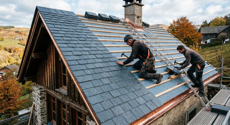 Slate Roof Installation in West Harrison, IN