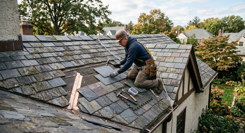 Slate Roof Repair in Covington, KY