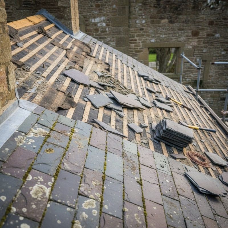 Slate Roof Replacement in Newport, KY