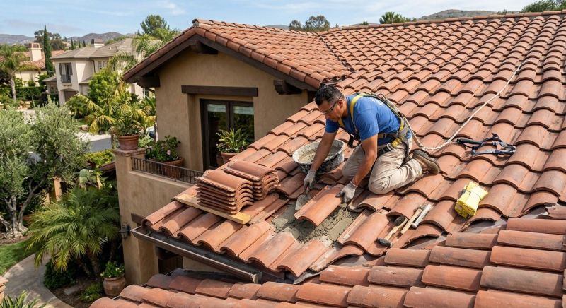 Spanish Tile Roof Repair in Lawrenceburg, IN