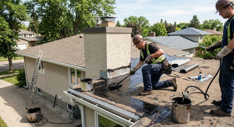 Tar And Gravel Roof Repair in Rising Sun, IN