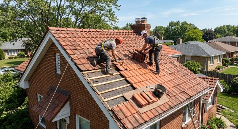 Tile Roof Repair in Sunman, IN