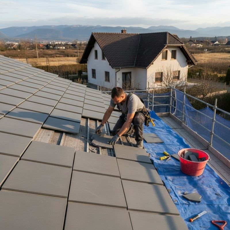 Tile Roof Repair in Walton, KY