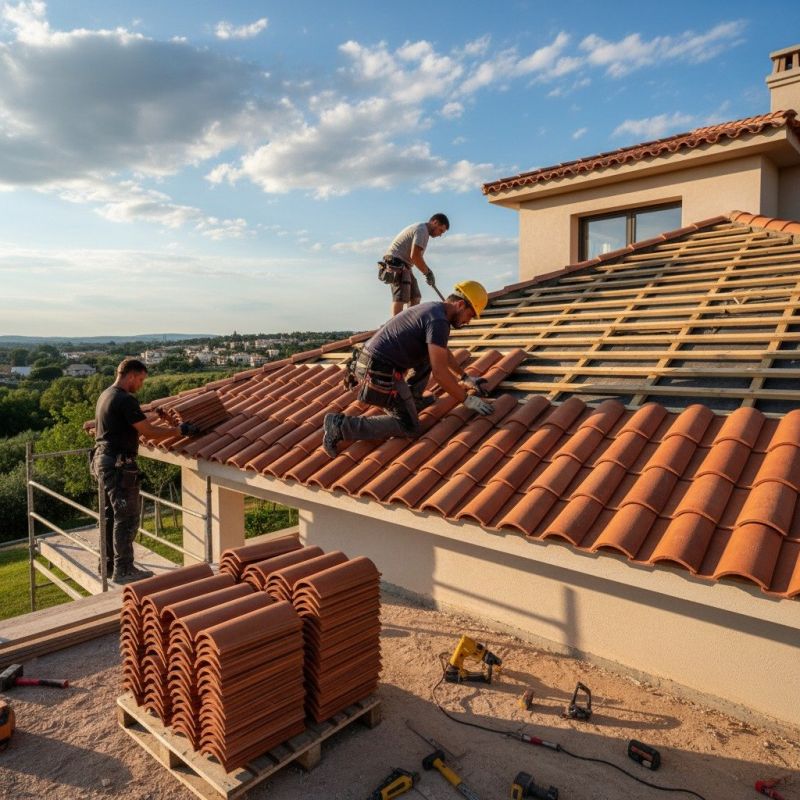 Tile Roof Replacement in Aurora, IN