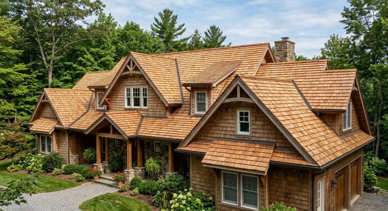 Wood Roofing Installation in Aurora, IN