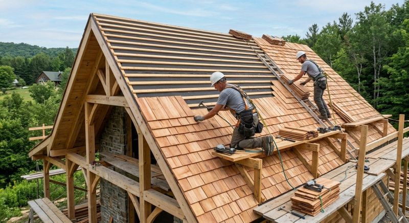 Wood Roofing Installation in Union, KY