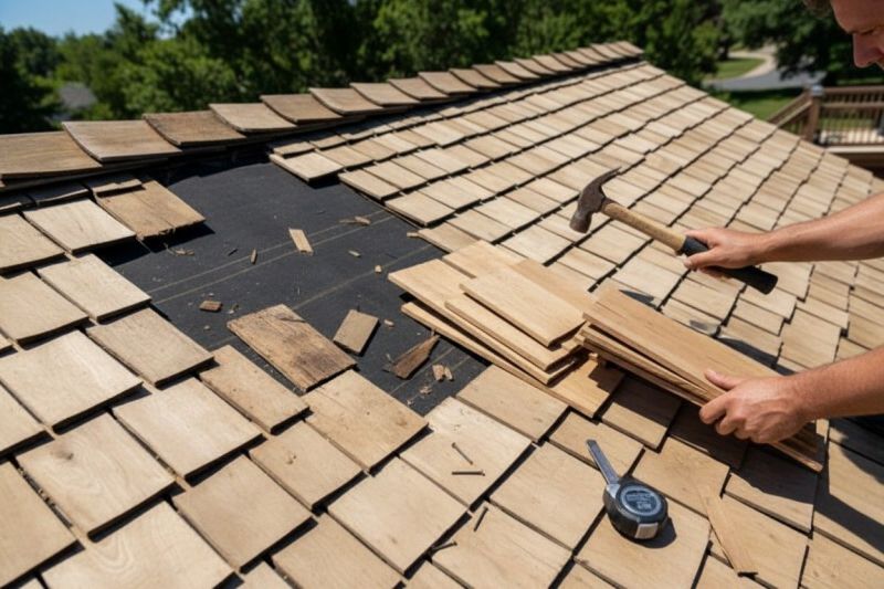 Wood Shake Roof Repair in Covington, KY