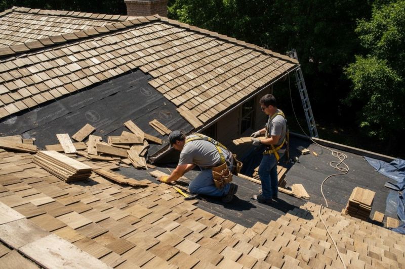 Wood Shake Roof Repair in Rising Sun, IN